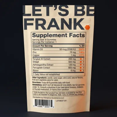 Supplement facts panel
